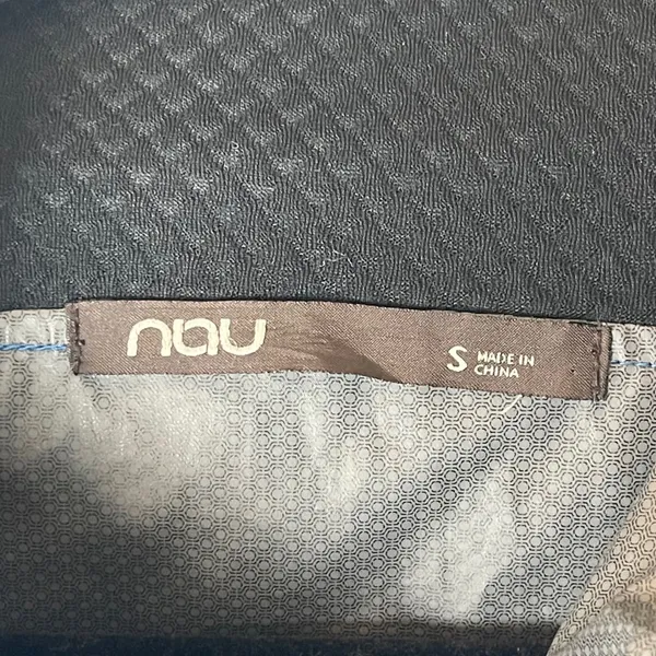 nau Women's Blue Black Lightweight Hooded Outdoor Jacket‎ Size S - Image 3