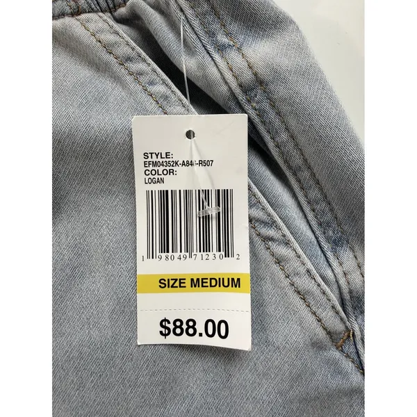 Kensie Jeans High‎ Rise Wide Leg Pull On Denim Pants Logan Blue Medium NEW - Image 3