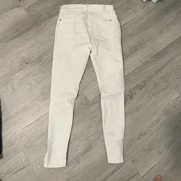 White 7 for all Mankind- Size 26 Jeans - Image 2