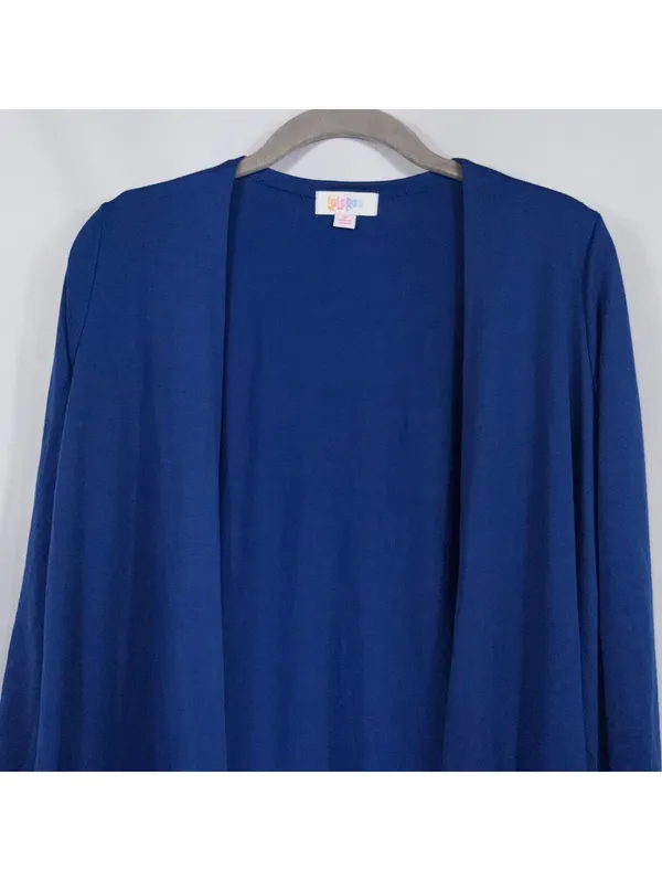 LuLaRoe Sarah S Blue Duster Cardigan NWT - Image 5