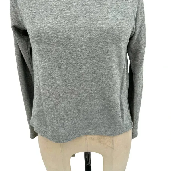 James Perse‎ Gray Button Neckline Long Sleeve T-Shirt Size 00 / XXS - Image 3