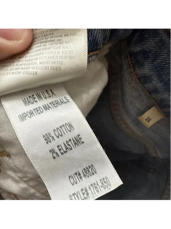 Citizens of Humanity Blue Flare Distressed Jeans Size 24 - Image 11