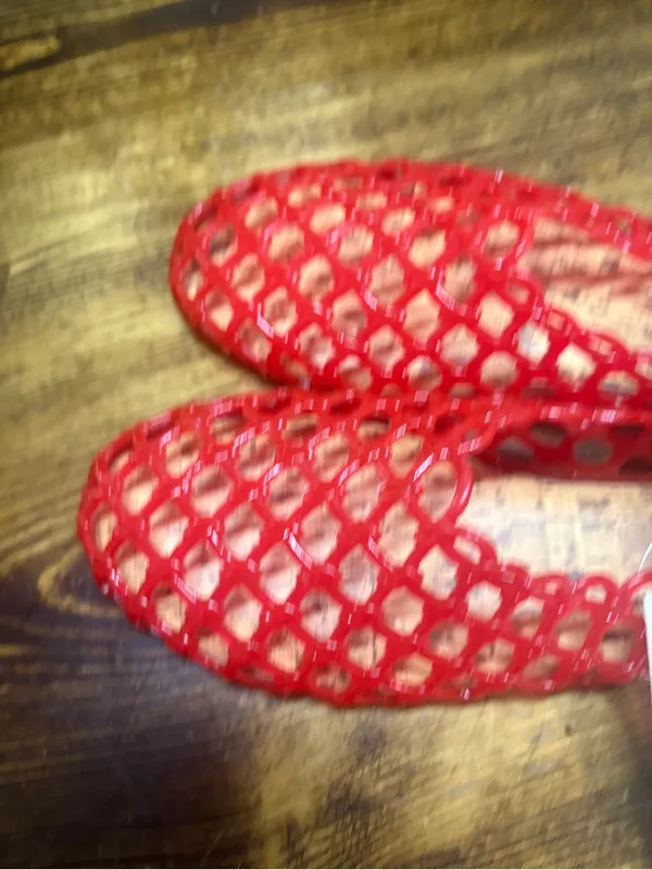 No boundaries red jelly flats size 11 - Image 2