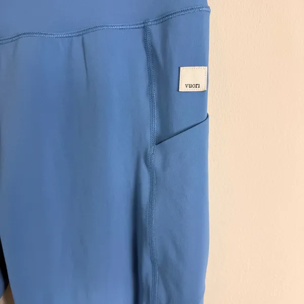 Vuori Women Blue Daily Jogger High Rise Drawstring Activewear Pants Size L - Image 7