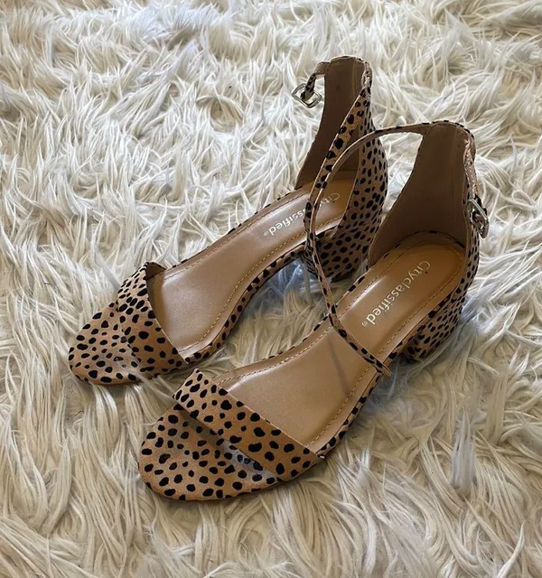 City Classified Cheetah print heels - Image 2