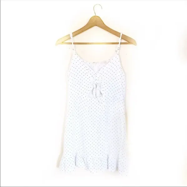 ✨HP✨Lottie Moss White with Black Polka Dot Mini Dress✨ - Image 2