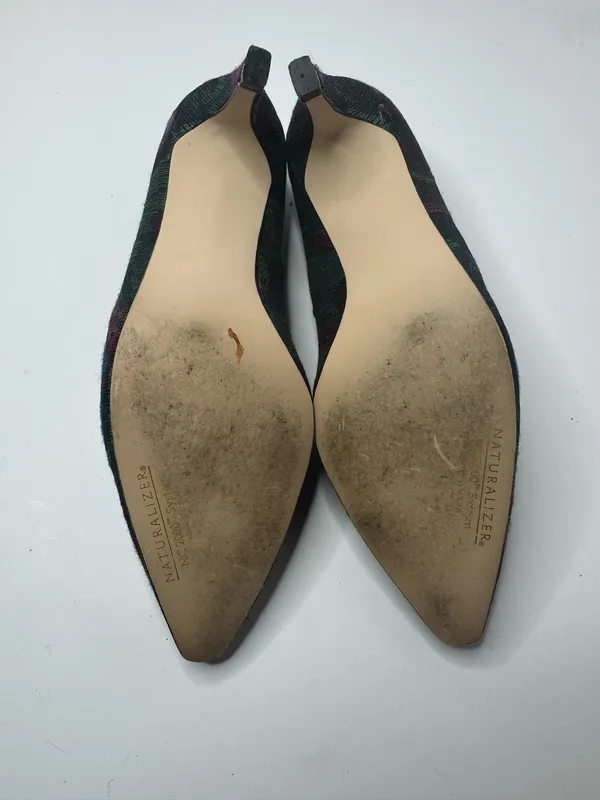 Naturalizer Red and Green Kitten Heels Size 7.5 - Image 7