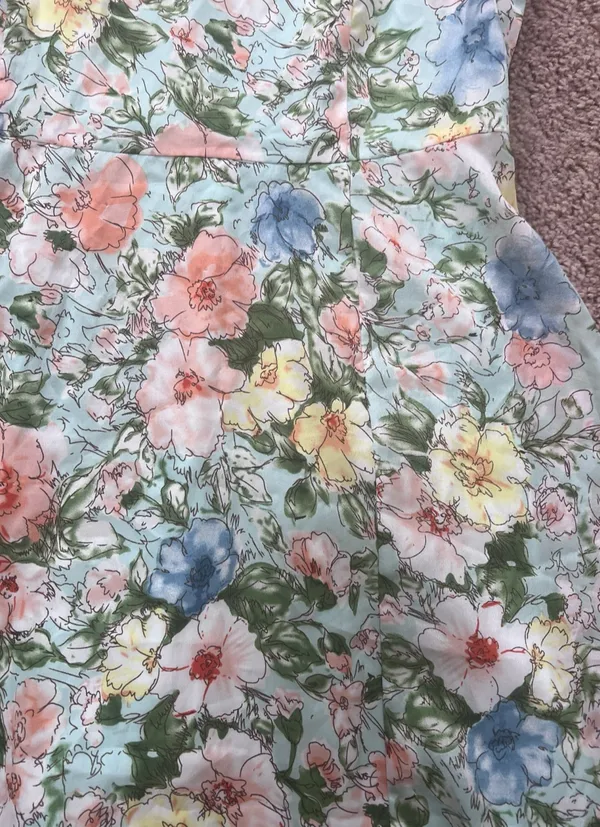 Floral Mini Dress - Image 3