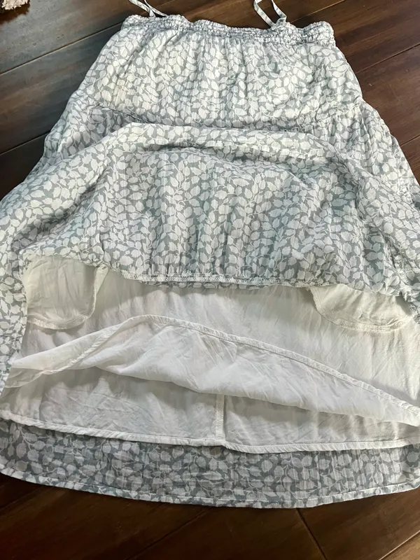 Abercrombie Lined Leaf Shoulder Prairie Girl Tie Top Or Dress - Image 10