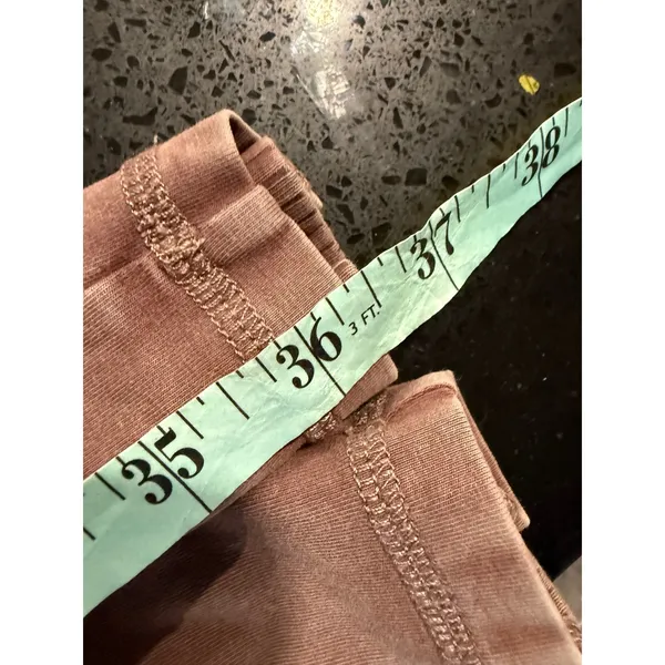 Offline by Aerie OG Legging Hi-Rise Mineral Wash Ribbed Side Pocket Purple Small - Image 5