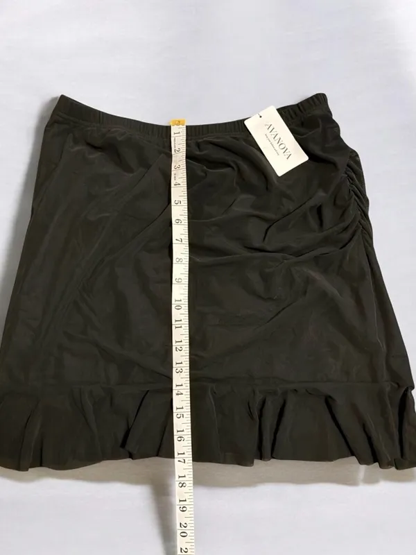 Black Ruffled Tiered Mini Skirt - Women - Image 3