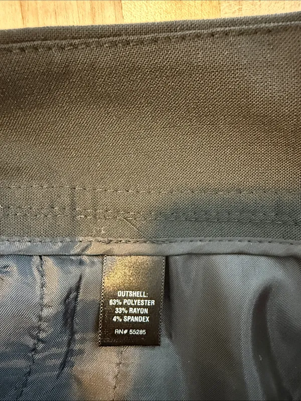 Express Black Low-Rise Capri Woven Career Dress Pant Trouser, 6 - Image 7