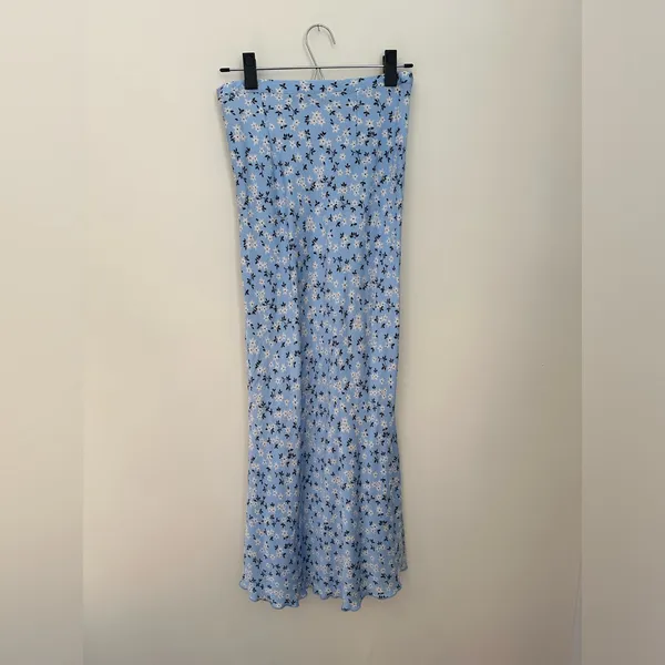 Zara Slip Skirt Blue - Size XS - Image 10