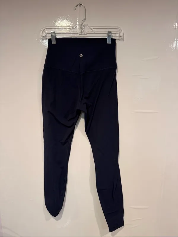 High-Waist‎ Halara Navy Leggings - Image 4