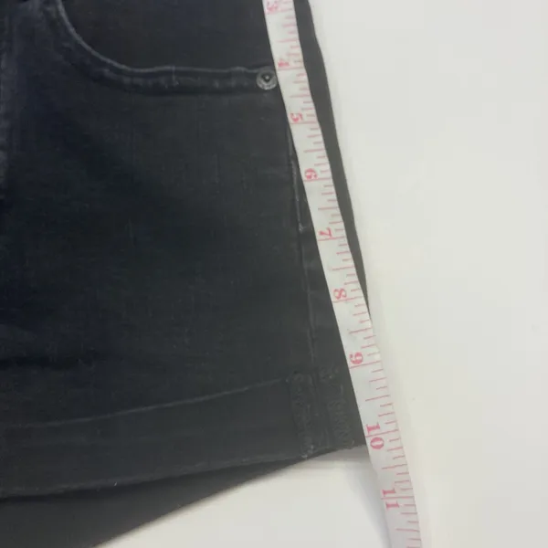 American Eagle Super Hi-Rise Shortie Women 2 Black‎ Super Super Stretch Denim - Image 9