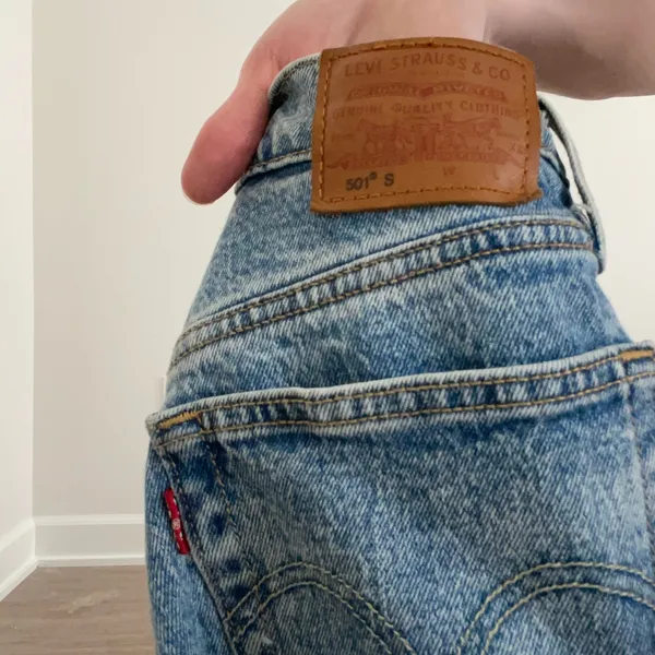 Vintage Levi 501 Skinny High Rise Jeans - Image 4