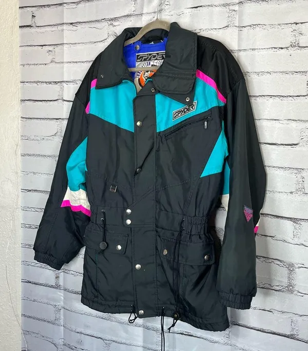 Spyder Women’s S Insulated Puffer Ski Snow Jacket Waterproof Thinsulate Black - Image 8