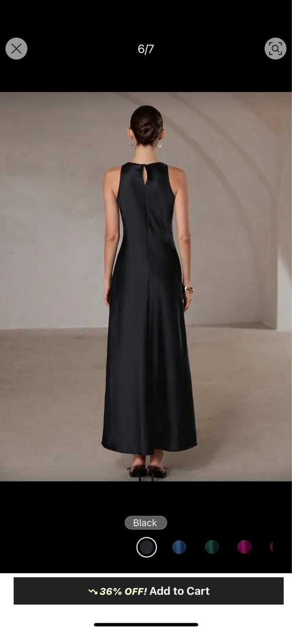 SHEIN satin dress - Image 2
