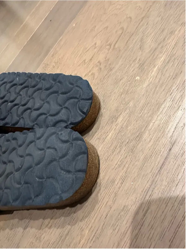 Birkenstock Madrid Big Gold Buckle Midnight Nubuck Nar - Navy - size 38 EU - Image 10