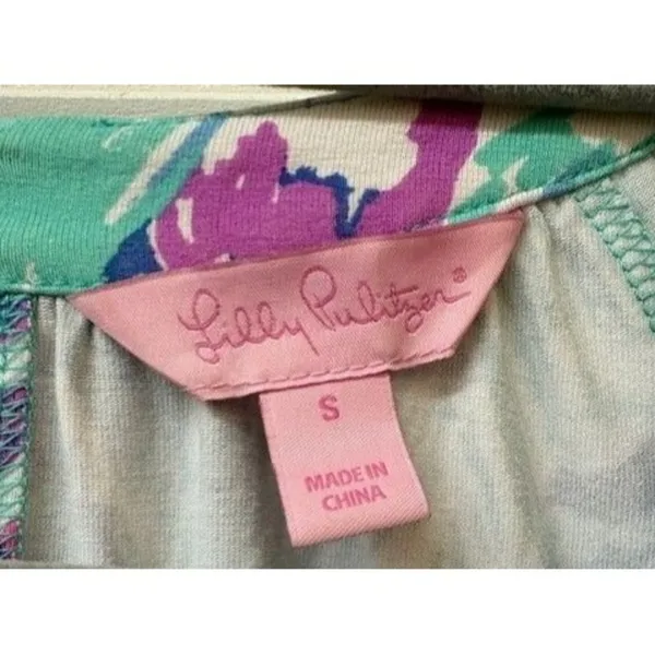 Lilly Pulitzer‎ Womens Tropical Print Romper - Image 3