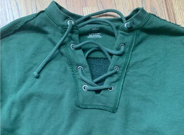 Aerie green sweatshirt small - Image 2
