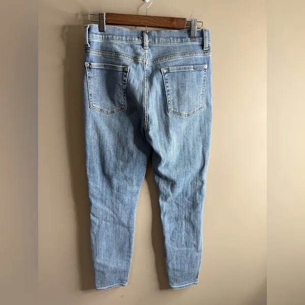 7 For All Mankind Light Blue Skinny Jeans size 29 - Image 8