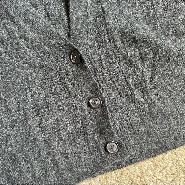 American Eagle Outfitters Gray Cardigan Sweater - Image 4