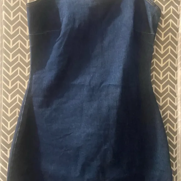 Derek Heart Denim Dress Size S 4 - Image 3