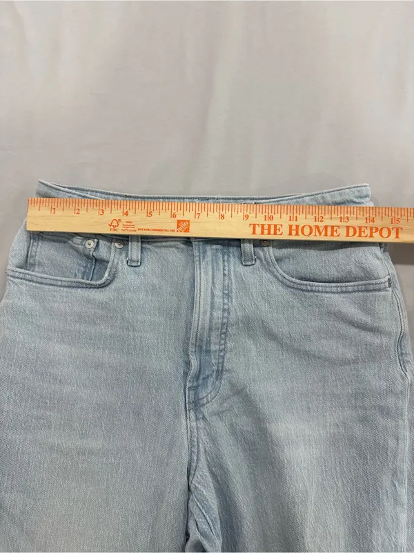 Madewell The Curvy Perfect Vintage Wide Leg Crop Jean Altoona Wash Size 28 - Image 6