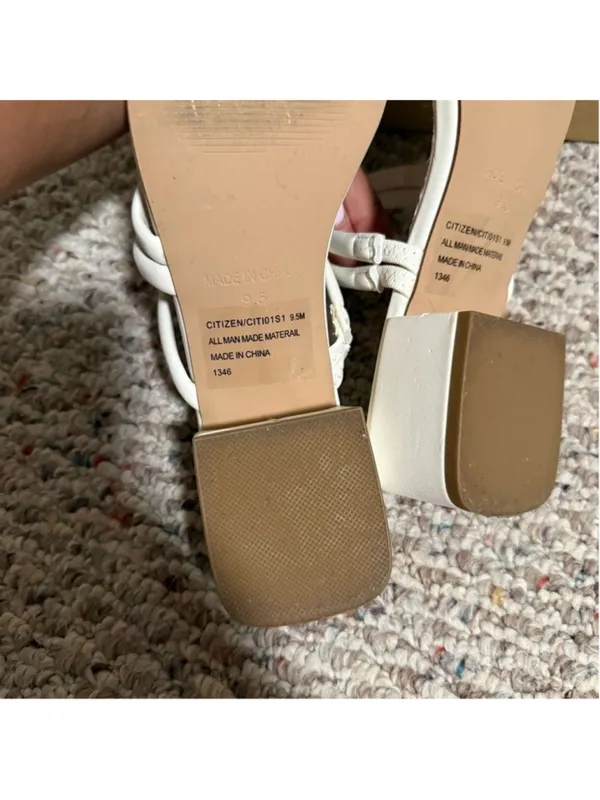Steve Madden Citizen Strappy Sandal White- Size 9.5 - Image 6