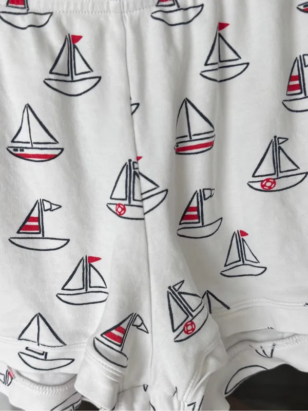 TBBC Pajamas shorts sailboats pima cotton - Image 5