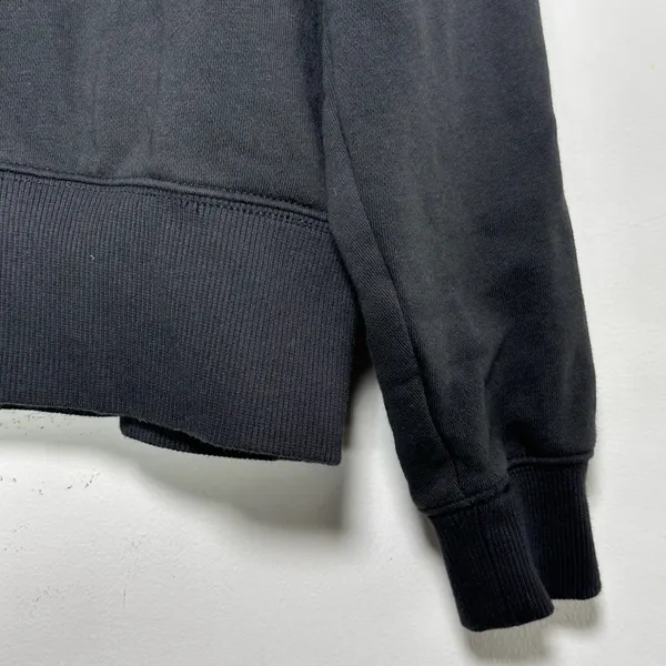 Calia Womens Mock Neck Sweatshirt Black Relaxed Fit Boxy Fleece‎ Pullover Medium - Image 7