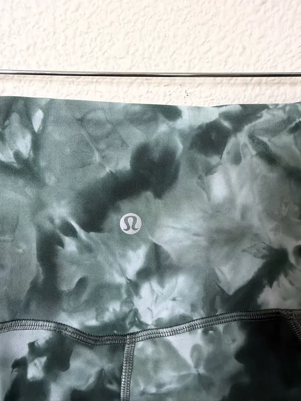 Lululemon‎ Align High-Rise Pant with Pockets 25" Green Diamond Dye Womens Size 4 - Image 5