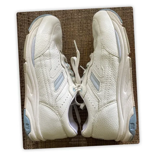 SAS Tripad Comfort Sneakers Women’s 8W White Leather Walking Shoes - Image 4