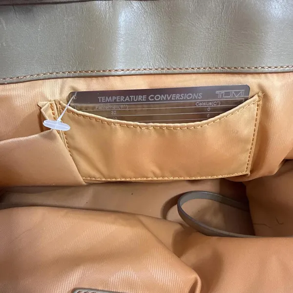 Tumi The Signature Collection‎ Beige Designer Small Nylon Travel Tote Bag - Image 7