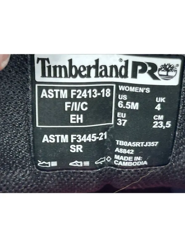Timberland PRO Setra Composite Safety Toe Womens Sneakers 6.5 Teal ASTM-F2413-18 - Image 10