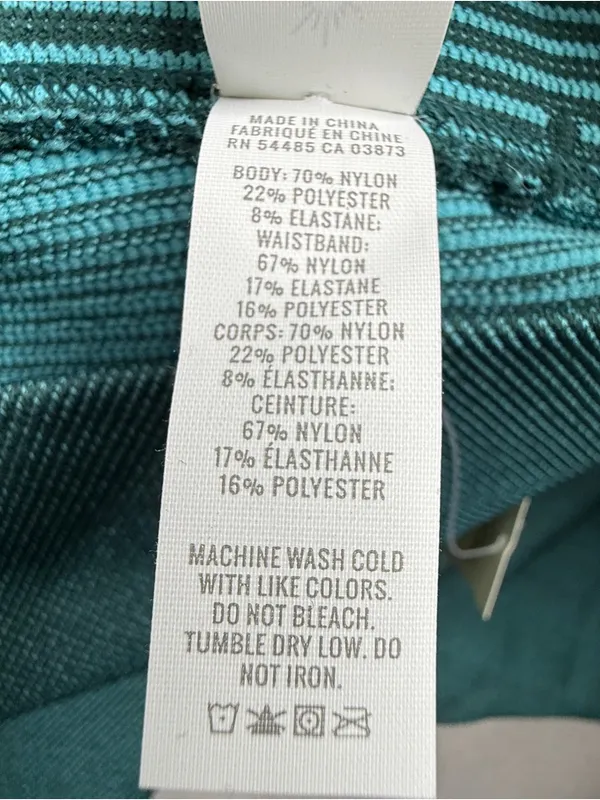 OFFLINE By Aerie Leggings Womens XLT Teal Ribbed High Rise Activewear NWT - Image 10