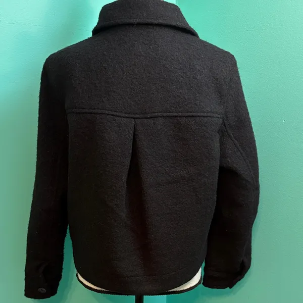 H&M black wool blend Shacket - Image 8
