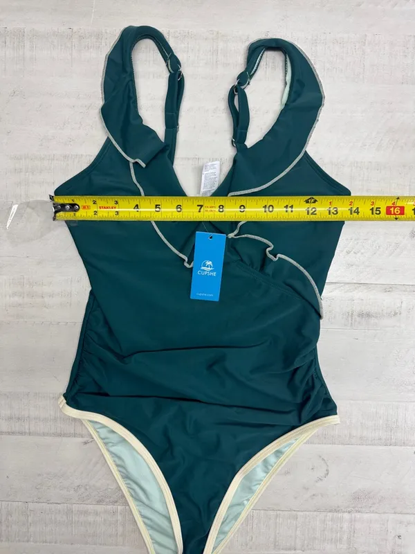 Cupshe Eucalyptus Ruffled V-Neck One-Piece - Image 4