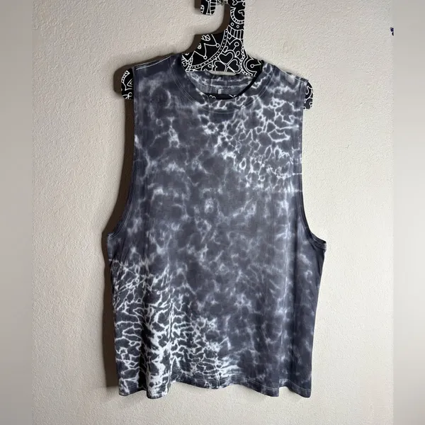 Lululemon All Yours Tank Tie Dye Marmoleado Tie Dye Graphite size 10 - Image 2
