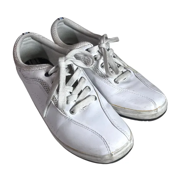 Keds‎ Spirit Leather Sneakers white womens 7.5 walking comfort tennis shoes - Image 2