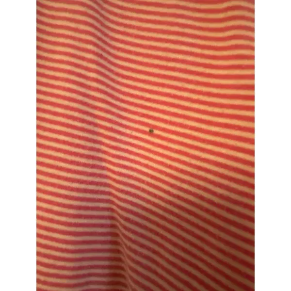 JK Intimates Pink White Striped Drawstring Capri Pajama Pants Women's Sz Small - Image 4