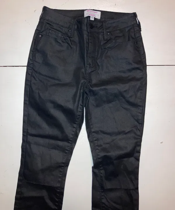 Kendall & Kylie Black Leather Jeans - Image 2