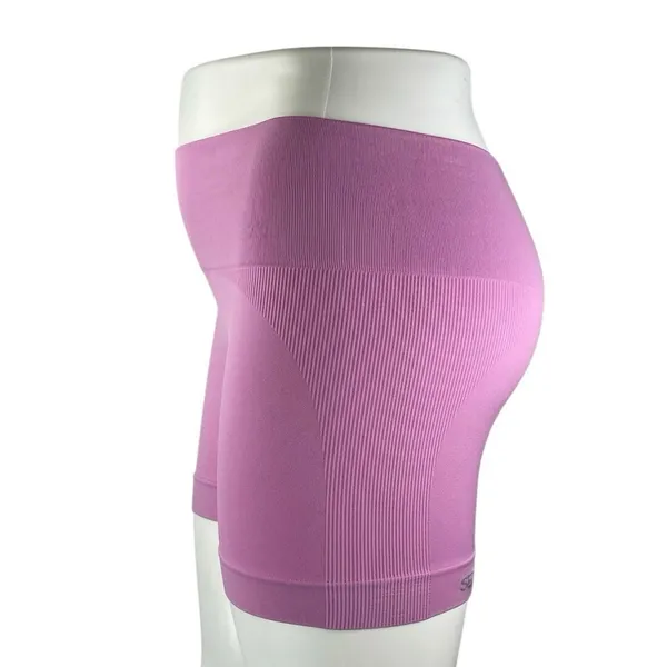 Set Active Women's Pink Mid Rise Yoga Running Workout Athletic Biker Shorts XL - Image 2