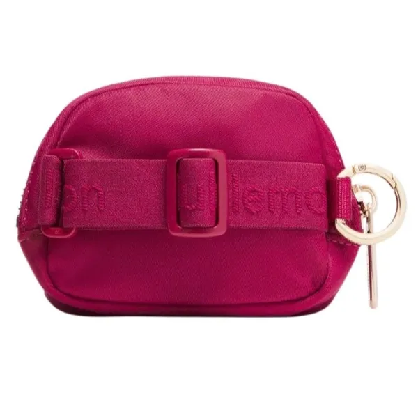 Everywhere Belt Bag Nano Berry Rumble/Gold Clippable Key or Bag Accessory - Image 2