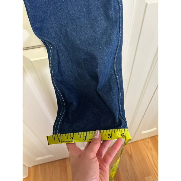 Unbranded Women's Raw Indigo High Rise Jeans 100% Cotton 26x28 USA - Image 7