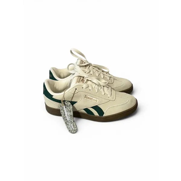 Reebok Club C Revenge Women Cream Green Suede Gum Sole Low Top Sneakers Size 8‎ - Image 5