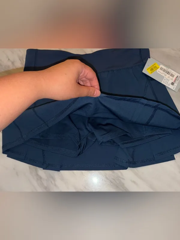 NWT Antonio Melani Match Skirt Blue Athletic Skort Size S - Image 2