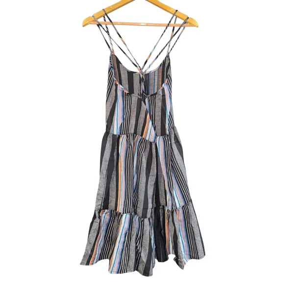 NWT Outerknown‎ Cielo Dress Open Back Women's Small Organic Cotton Tiered Beach - Image 7