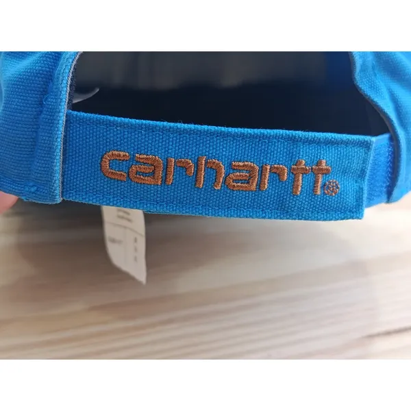 Carhartt Odessa Cap Hat Blue AH0289 Canvas Force FastDry Adjustable Unisex - Image 6